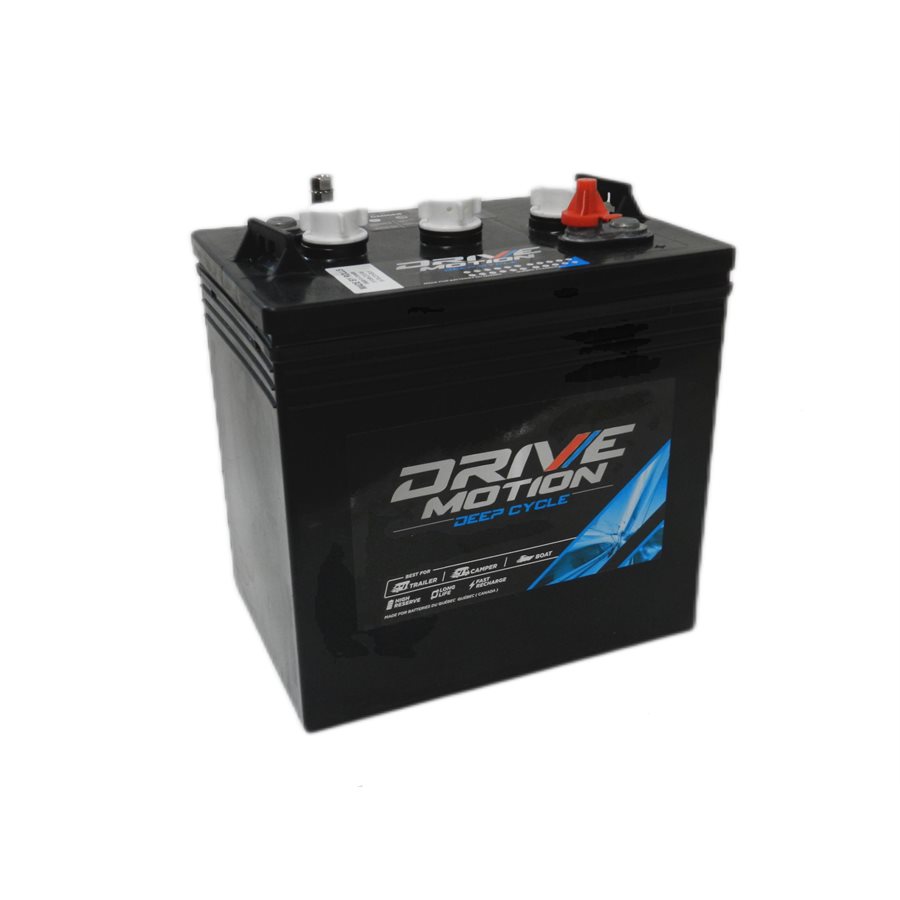 Batterie à décharge poussée MOTOMASTER NAUTILUS de groupe GC2, 6 V, 215 Ah