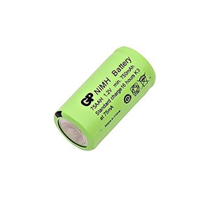 Cellules NiMh 1 / 2AA 1.2 volts 750 mAh FT