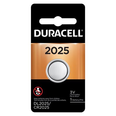 Durcacell CR2025 sur carte 1 mcx Durcacell CR2025 sur carte 1 mcx