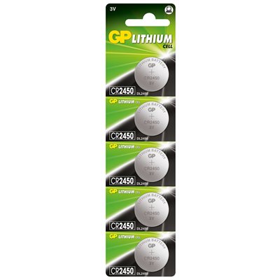 CR2450 Lithium Bouton 3 volts 610mAh CR2450 Lithium Bouton 3 volts 610mAh