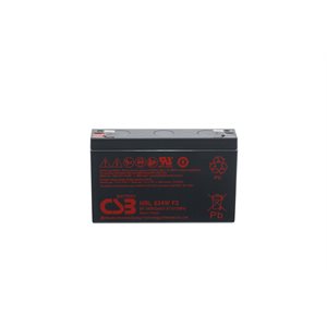 CSB SLA HRL 6 volts 9 ah 34 Wpc Term. 1 / 4