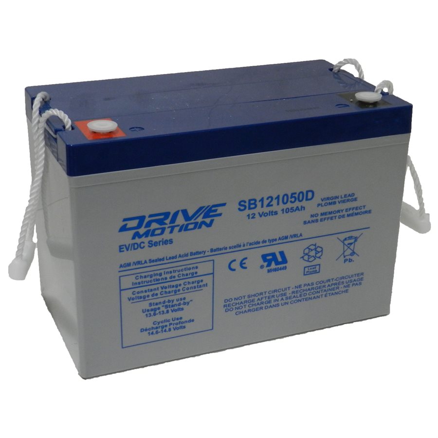 DriveMotion SLA (27) 12 volts 105 Ahr Application Motive DriveMotion SLA (27) 12 volts 105 Ahr Application Motive
