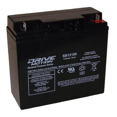 DriveMotion SLA 12 volts 18Ah Term. B DriveMotion SLA 12 volts 18Ah Term. B