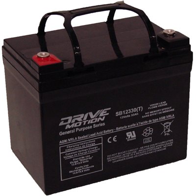 DriveMotion SLA 12 volts 33Ah Insert DriveMotion SLA 12 volts 33Ah Insert