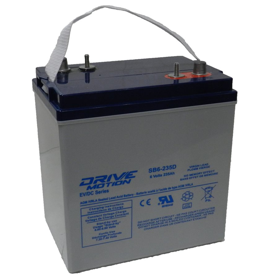 DriveMotion SLA (GC2) 6 volts 235 Ahr Motive Application DriveMotion SLA (GC2) 6 volts 235 Ahr Motive Application