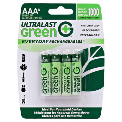 Pile AAA rechargeable 1.25V (paq. de 4) Pile AAA rechargeable 1.25V (paq. de 4)