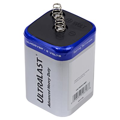 6 Volt Heavy Duty with Spring Terminals