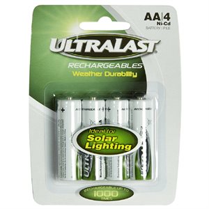 Pack of 4 AA NiCd
